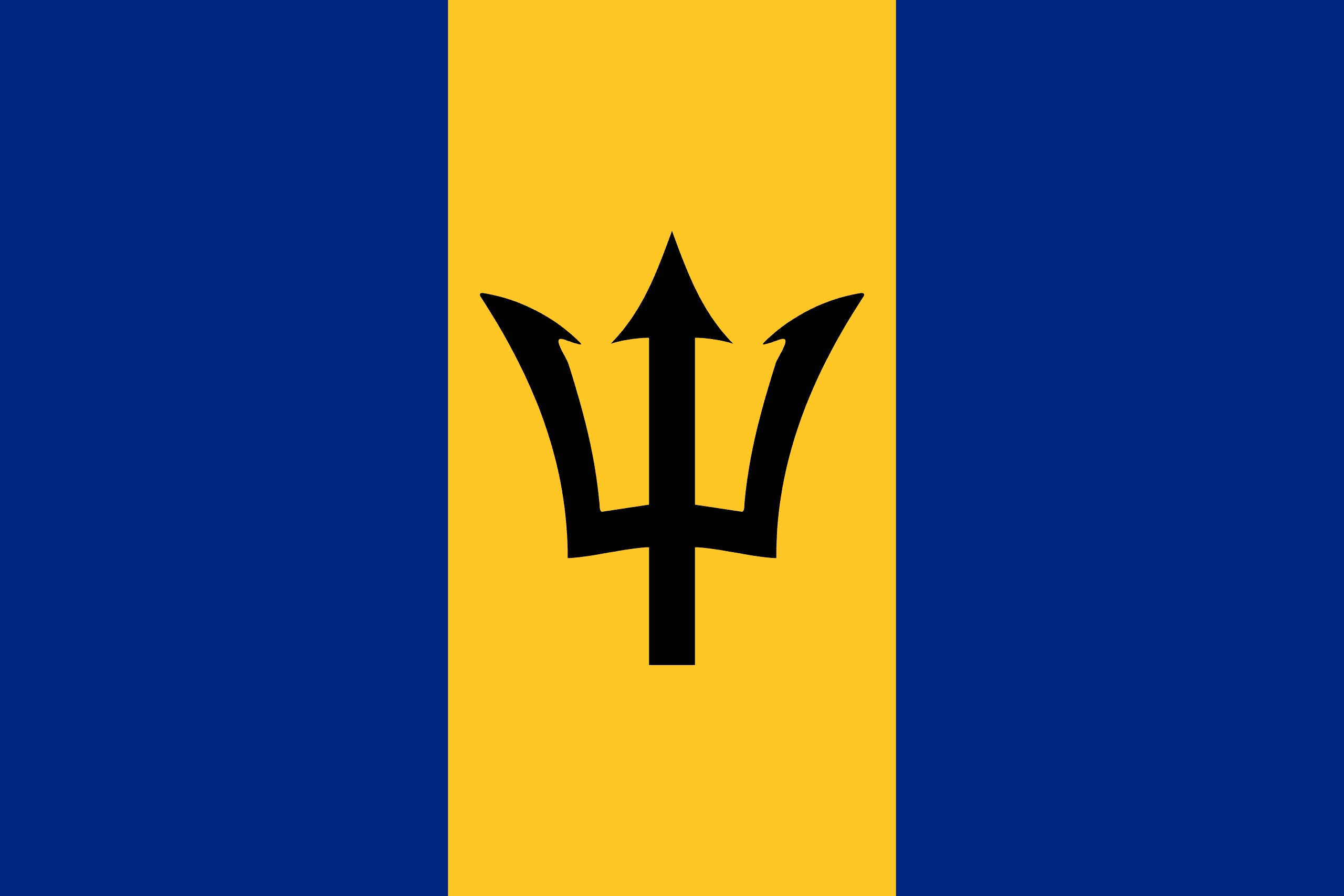 Barbados Flag