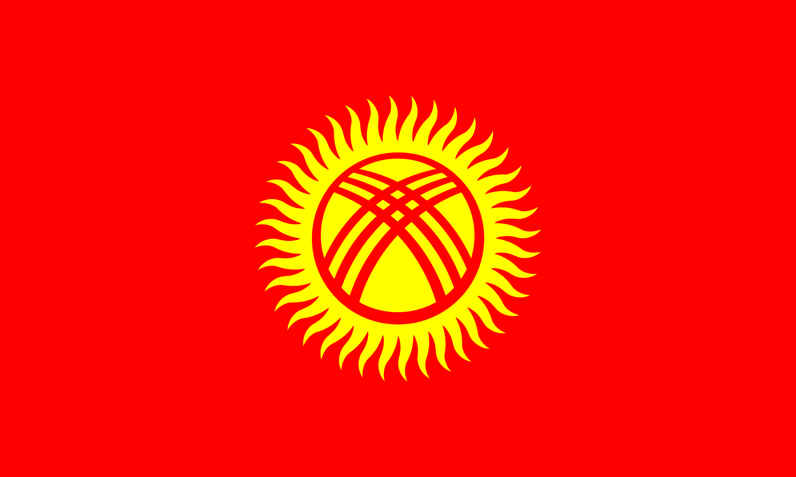 吉尔吉斯斯坦 Flag