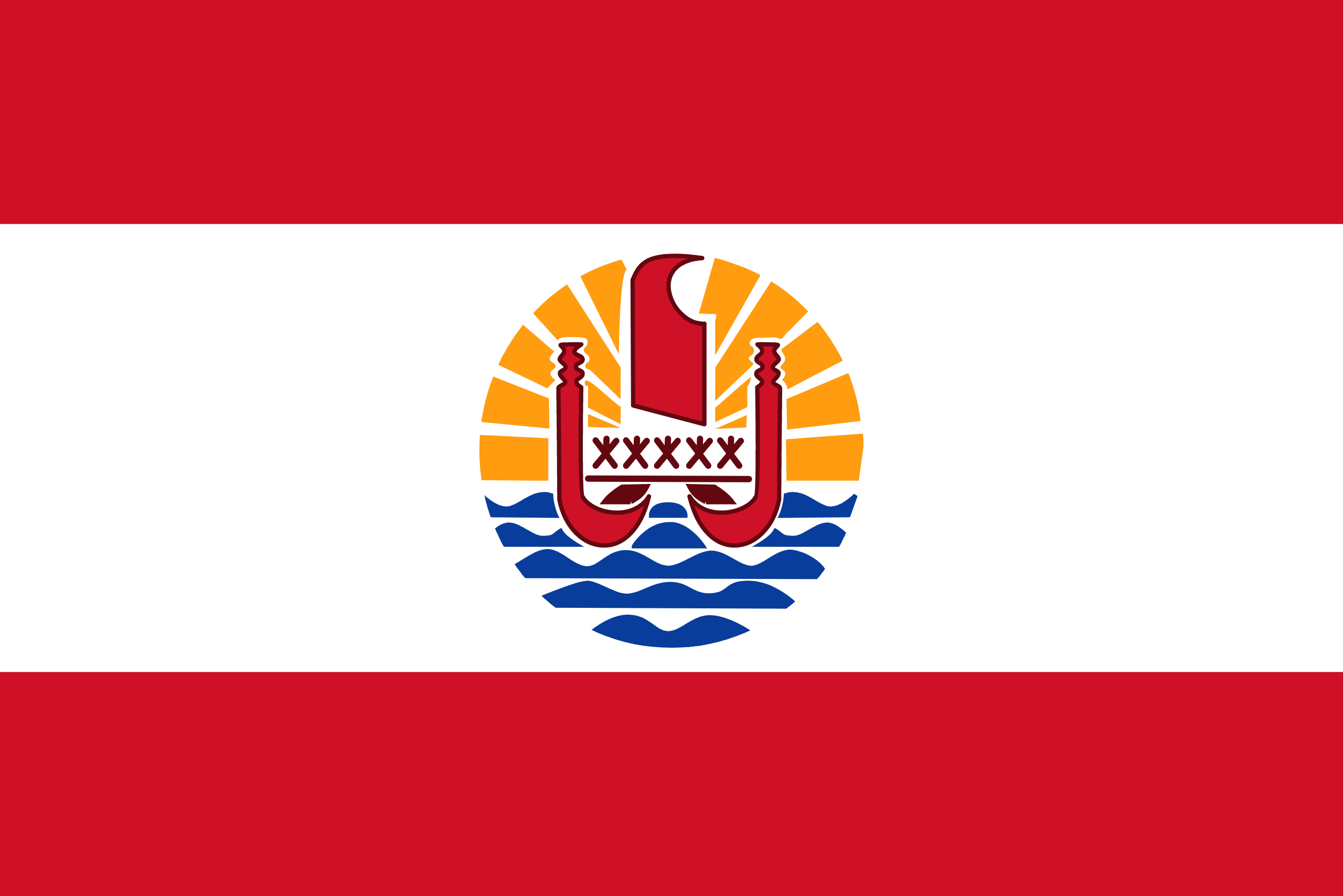 法属波利尼西亚 Flag