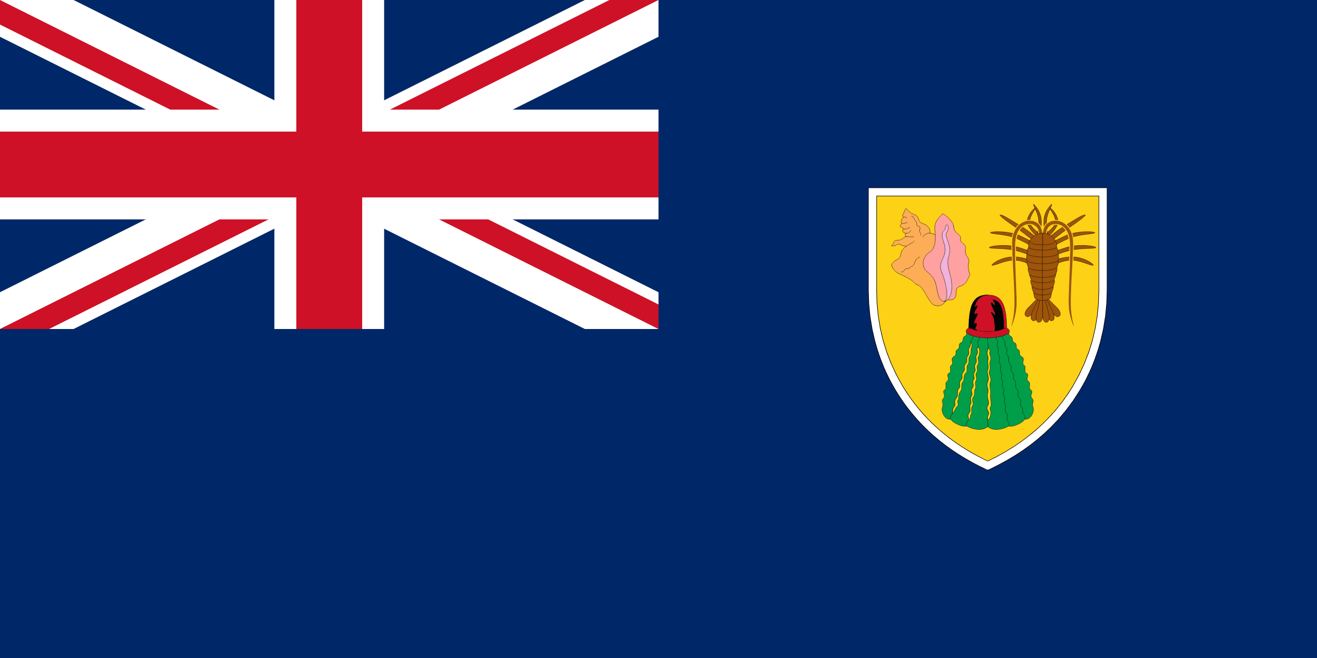 特克斯和凯科斯群岛 Flag