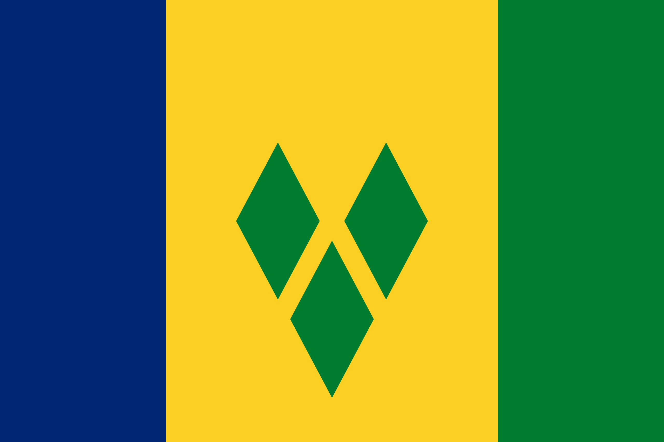 Saint Vincent And The Grenadines Flag