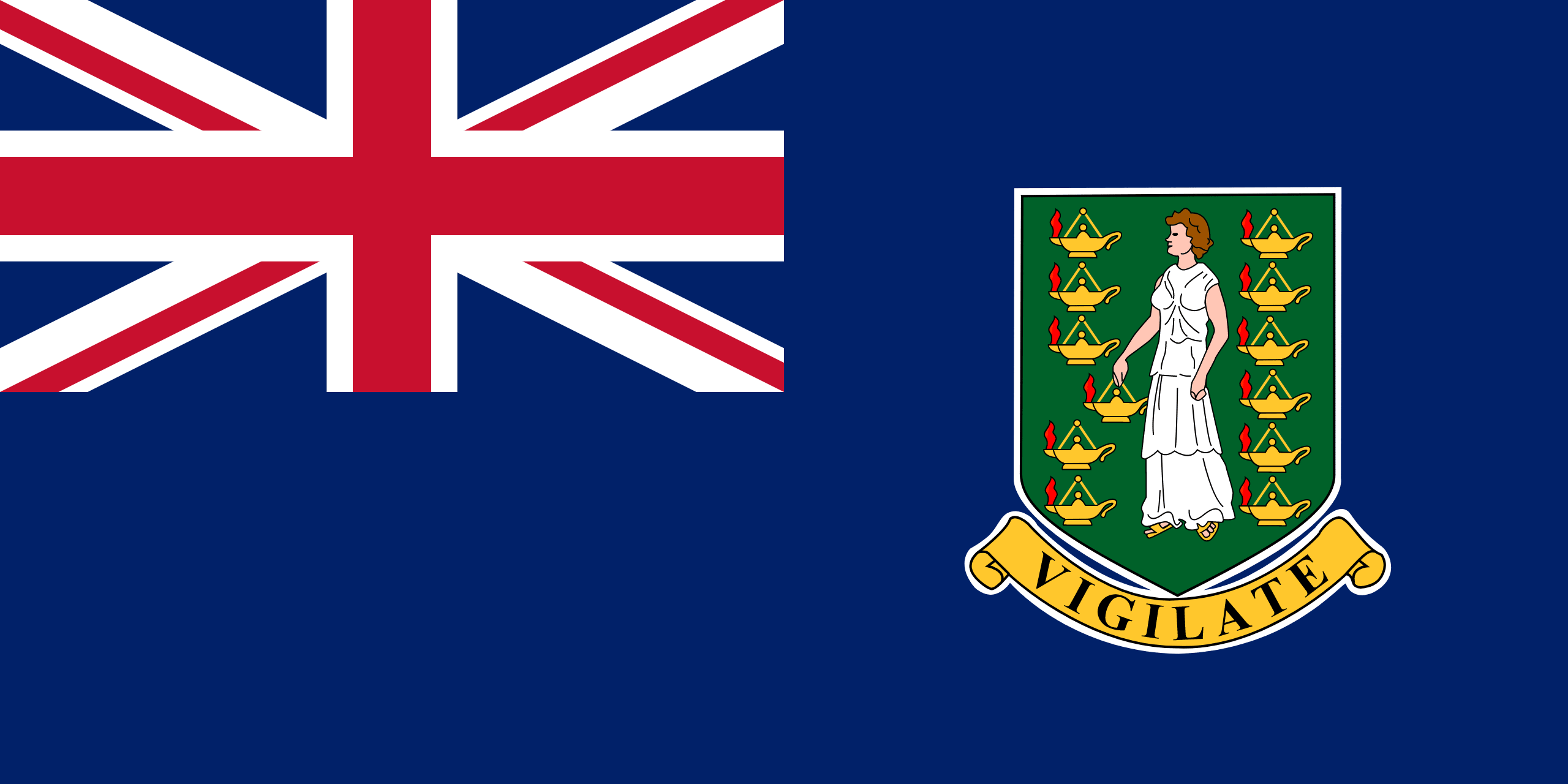 Virgin Islands, British Flag